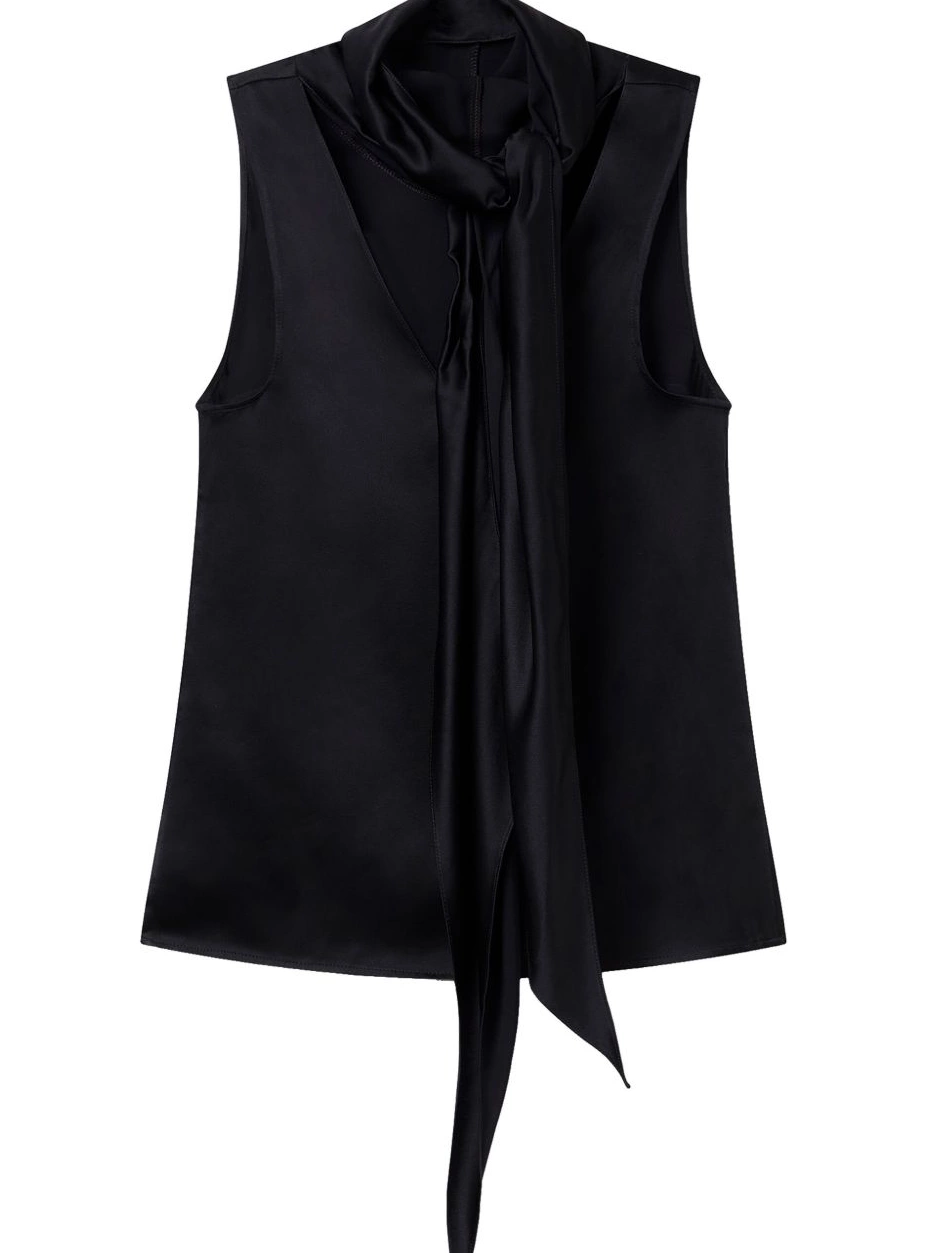 Women top McCartney Stella scarf-collar sleeveless 0724